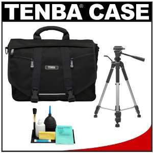 Camera / Laptop Bag   Small (Black) + Tripod + Cleaning Kit for Canon 
