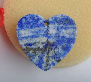 Natural Lapis Lazuli Heart Pendant Gemstone 80ct  