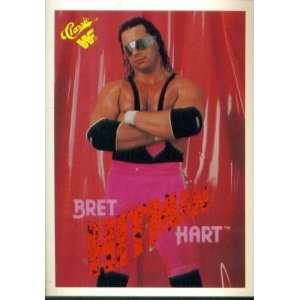  1990 Classic WWF Wrestling Card #95  Bret Hitman Hart 