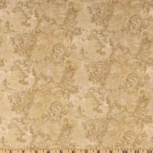  44 Wide Complements Embellishments Tan Fabric By The 