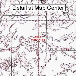   Quadrangle Map   Plano, Idaho (Folded/Waterproof)