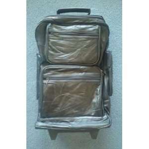  Genuine Leather 20 Upright Luggage Case