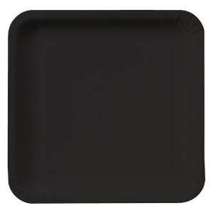  Black   Dinner Plates   18 Qty/Pack   Birthday Party 