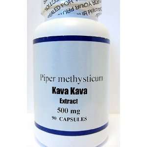 KavaKava Extract Piper Methysticum, 90 Capsules Each with 500mg