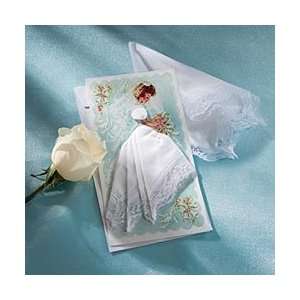  Lace Bridal Handkerchief Card
