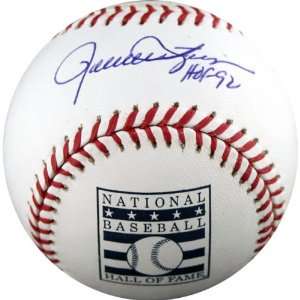  Rollie Fingers Autographed Hall of Fame Logo Baseball with 