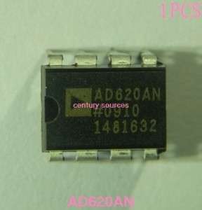 1PCS Instrumentation Amplifier IC AD620 AD620AN DIP 8  