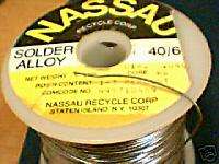 Western Electric NASSAU solder rare .040  