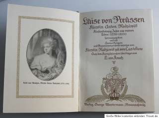 Biography Hohenzollern Prussia Princess Luise v Preußen Fürstin 