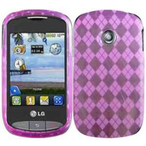   Pink TPU Case Cover for LG 800G Cookie Style Cell Phones