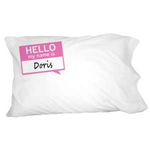  Doris Hello My Name Is Novelty Bedding Pillowcase Pillow 