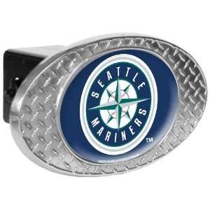  Seattle Mariners Metal Diamond Plate Trailer Hitch Cover 