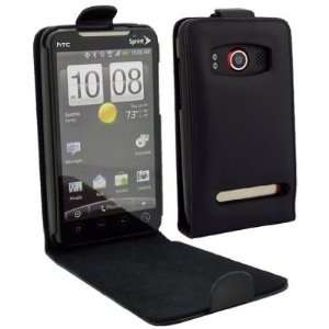  Cell Xcessories Sprint HTC EVO 4G SuperSonic Black Leather 