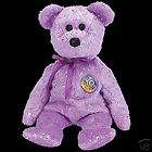 TY Beanie Decade Teddy purple
