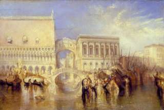JOSEPH MALLORD WILLIAM TURNER Venedig, die Seufzerbrücke