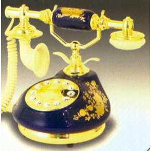  Golden Eagle 8921 Porcelain Phone Royal Blue Electronics
