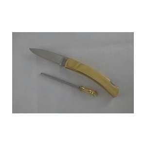  Sheffield Knives G. Ibberson Brass Lock Knife Set Box 