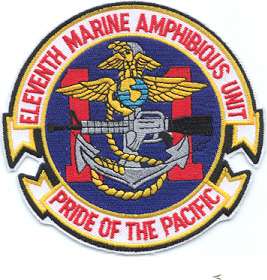 USMC PATCH   11TH MARINE AMPHIBIOUS UNIT  