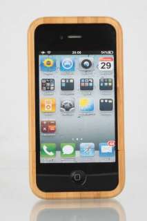 Original iGard® iPhone 4 S Natur Bambus Holz Hülle Schutzhülle 