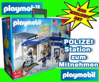 Playmobil 5917 Polizeiwache zum Mitnehmen Police *RAR* US 