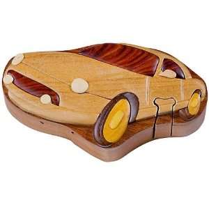  Car   Secret Handcrafted Wooden Puzzle Box Toys & Games