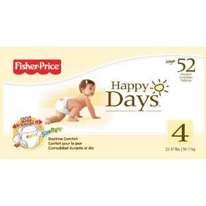  Fisher Price Mega Diapers Pack   Size 4 52ct. Baby