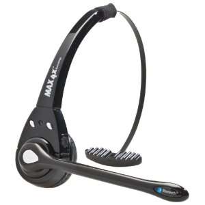   Over the Head Bluetooth Headset Black with Max 4X Technology