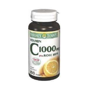  Natures Bounty Vitamin C 1000mg With Rose Hips Tablets 