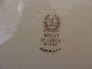OFFERED HERE IS THE CLASSIC WHEAT PATTERN FROM LENOX, MADE IN THE 