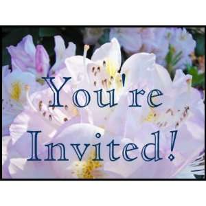  Youre Invited postage stamps Pastel Floral art