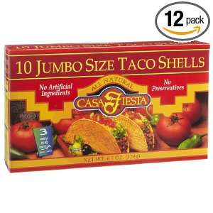 Casa Fiesta Taco Casa Fiesta Jumbo Shells 6.1 Ounce Packages (Pack of 