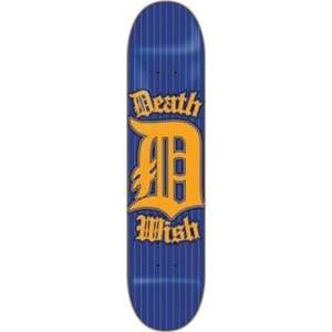  Deathwish Gangster D Skateboard Deck   7.75 Sports 