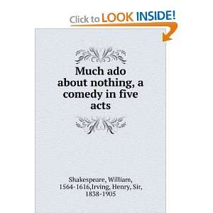    William, 1564 1616,Irving, Henry, Sir, 1838 1905 Shakespeare Books