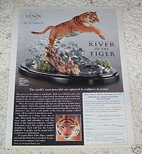 2003 ad Lenox River of the Tiger   PAPER 1 page AD  