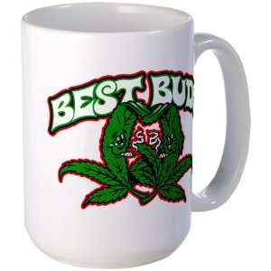    Large Mug Coffee Drink Cup Marijuana Best Buds 