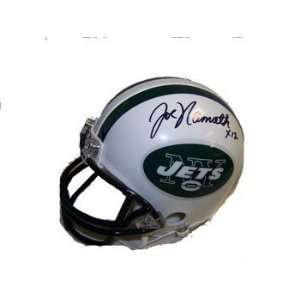 Joe Namath Autographed / Signed New York Jets Mini Helmet  