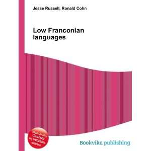  Low Franconian languages Ronald Cohn Jesse Russell Books