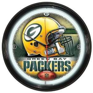 Wincraft Green Bay Packers Neon Clock   Green Bay Packers One Size 