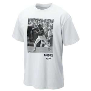   Chicago Cubs White Throwback Player Photo T Shirt