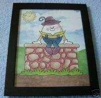 Humpty Dumpty. Picture for Nursery or Childs Room  