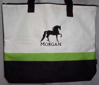 MORGAN HORSE Green Tote Bag NEW gaited equestrian  