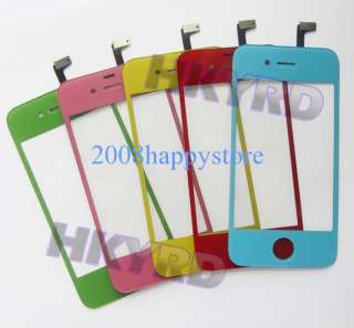 Colors Replacement Touch Screen Digitizer Glass For iPhone 4 4G 