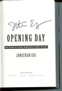 Jonathan Eig Jackie Robinson Biography Rare Signed Autograph 1st 