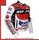 honda repsol gas racing leather motorcycle jacket all sizes location