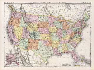1897 Rand McNally map of United States 63  