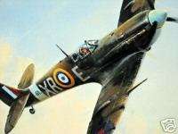 Eagles Spitfire Me109 Robert Taylor Signed Aviation Art  