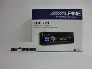 Alpine CDE 121 Car Stereo CD//WMA Audio Player In Dash Receiver 