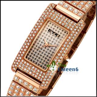   3A Crystal EYKI Fashion Luxury Wrist Watches 2 Colors 8381  