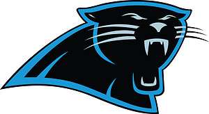 Carolina Panthers Head Only Vinyl Die cut Decal / Sticker ** 3 Sizes 