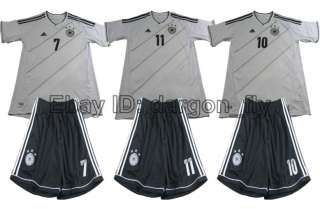 Germany 2012/2013 Home Soccer Uniform Jersey + Shorts Size S/M/L/XL 